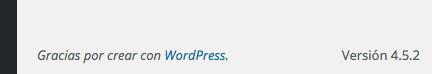 Cómo saber qué versión de WordPress estoy usando