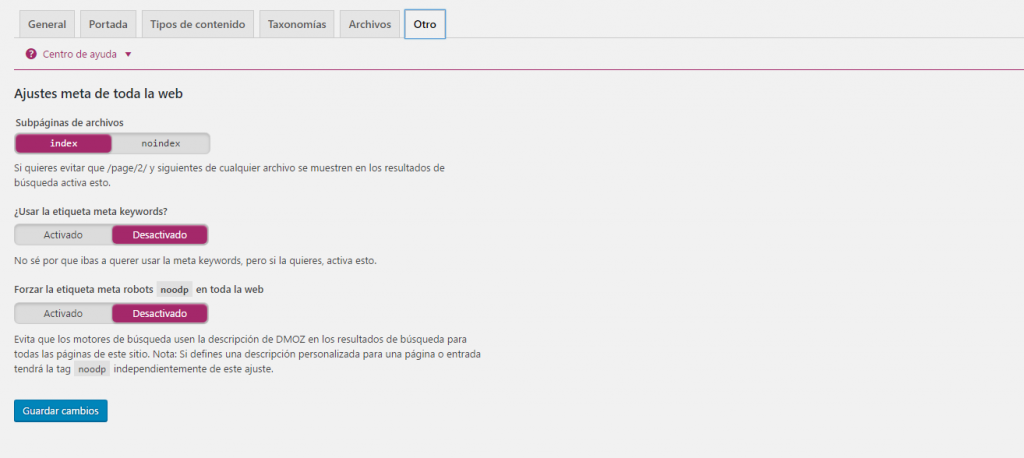 Guía completa Yoast