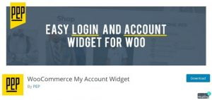WooCommerce My Account Widget woocommerce plugin