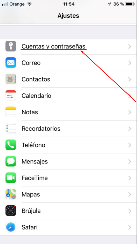 Cómo configurar cuenta de correo en iPhone iOS 11