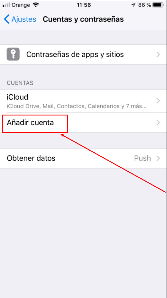 Cómo configurar cuenta de correo en iPhone iOS 11