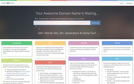 Cuáles son los mejores generadores de nombres de dominio