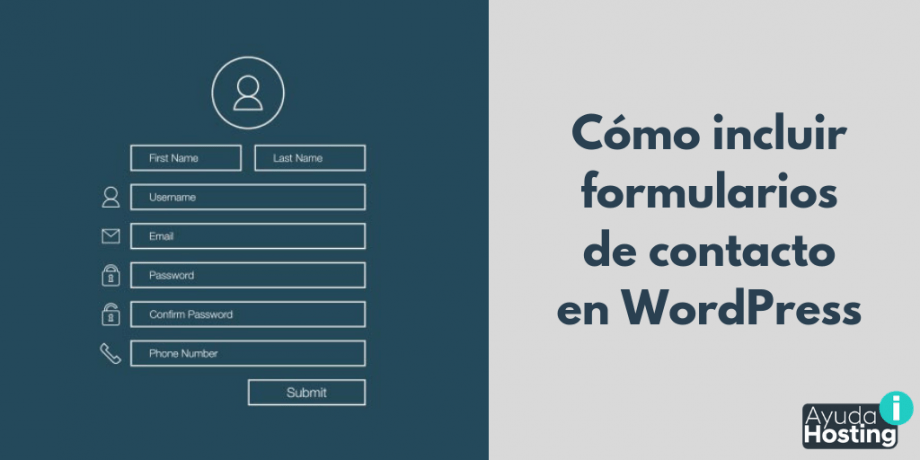 Cómo incluir formularios de contacto en WordPress