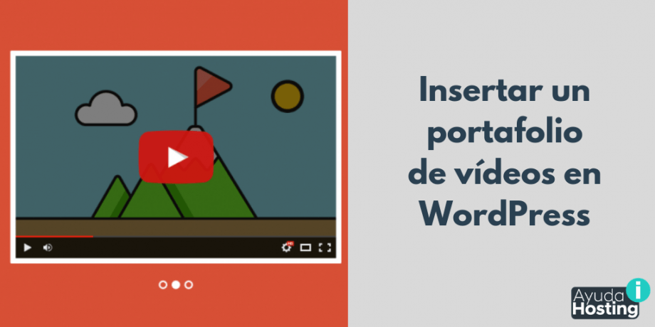 Insertar un portafolio de vídeos en WordPress