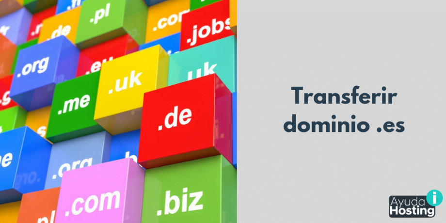 Transferir dominio .es