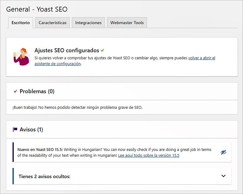 Configurar Yoast SEO para WordPress