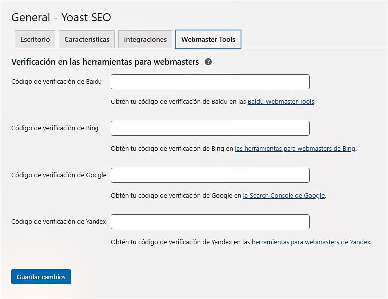 Configurar Yoast SEO para WordPress