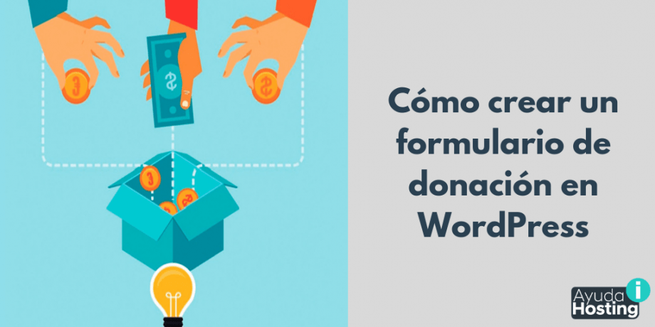 Cómo crear un formulario de donación en WordPress