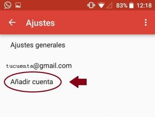 Cómo configurar cuenta de correo Axarnet en Android