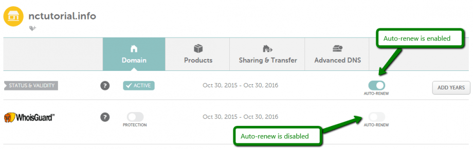 Cómo renovar un dominio automáticamente en NameCheap Cómo renovar un dominio automáticamente en NameCheap
