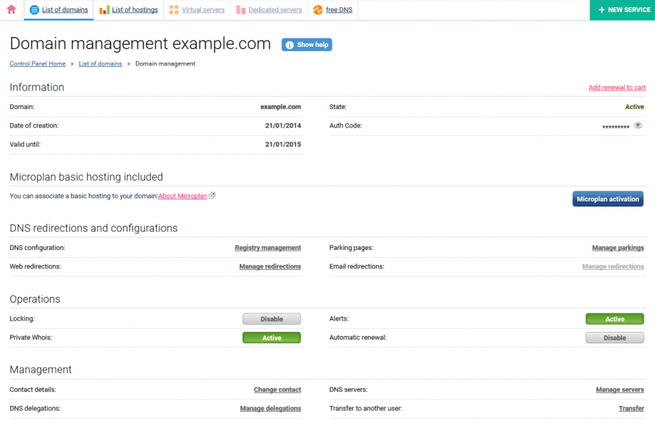Renovar de forma automática un dominio en CDmon Renovar de forma automática un dominio en CDmon