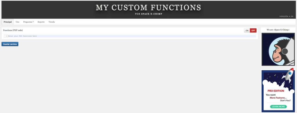 Cómo añadir códigos a functions.php sin haberlo hecho jamás
