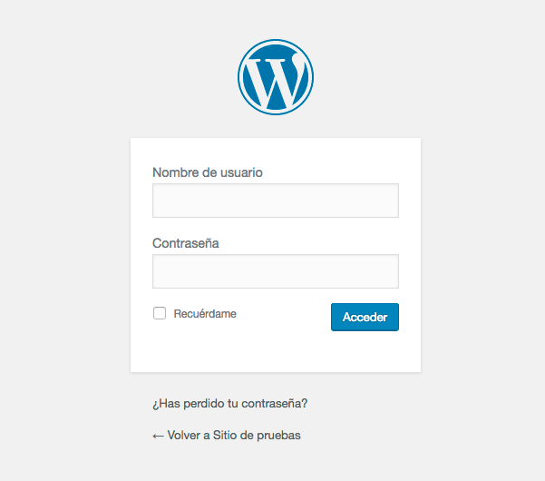 Cómo desactivar el ingreso usando correo electrónico en WordPress