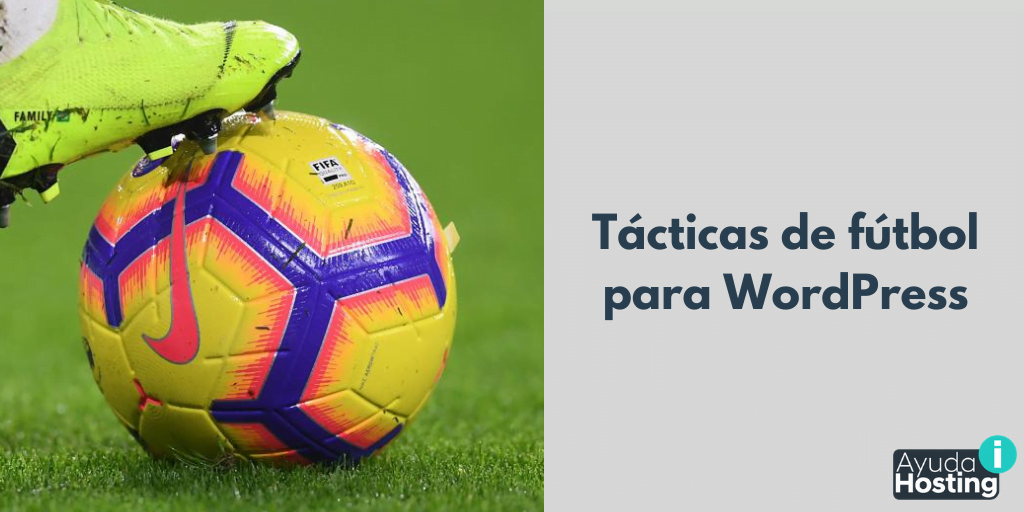 Tácticas de fútbol para WordPress