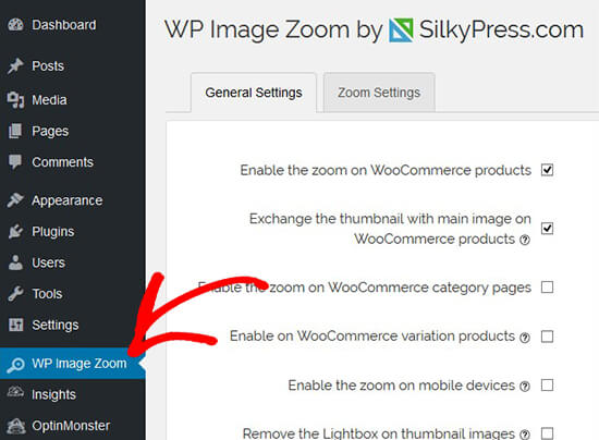 Cómo colocar una opción zoom para tus imágenes de WordPress
