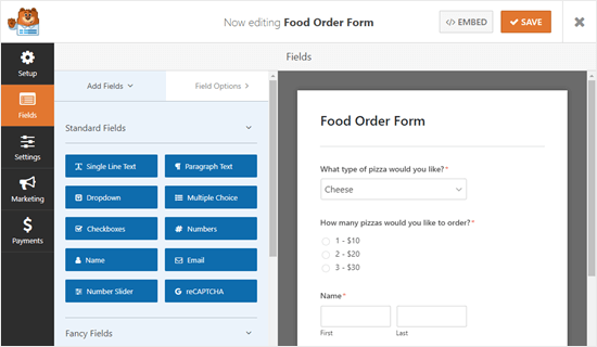 Cómo configurar pedidos en línea para restaurantes en WordPress