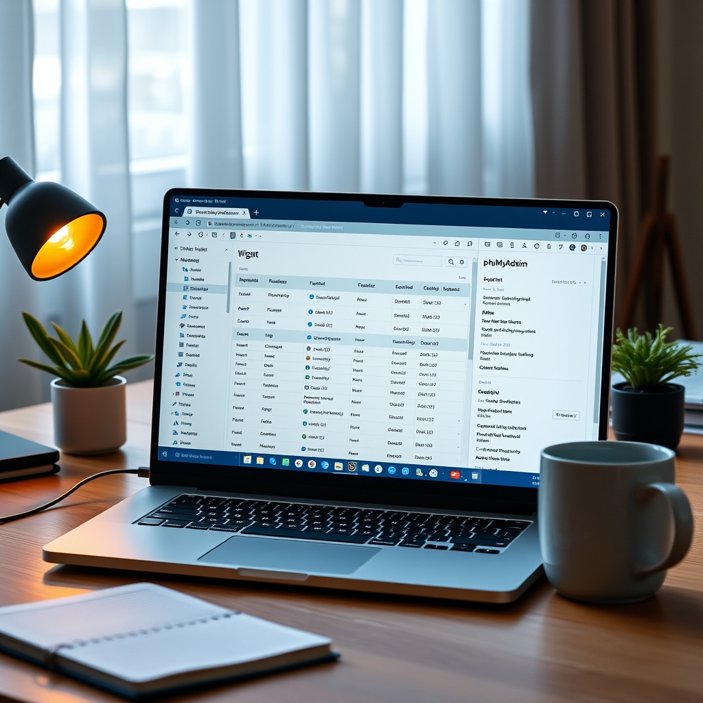 gestionar base de datos WordPress